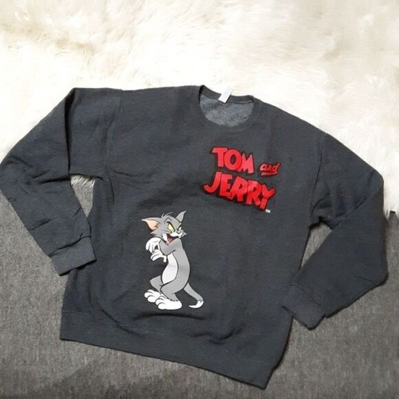 TOM & JERRY Graphic Sweatshirt Men's size M - Picture 12 of 12